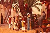 Gustave Clarence Rodolphe Boulanger Canvas Paintings - A Tale of 1001 Nights